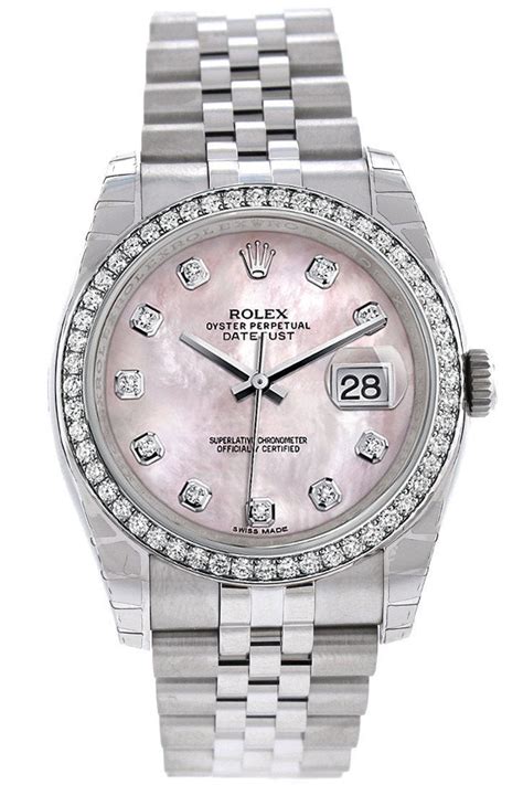 Rolex datejust 36 pink diamond